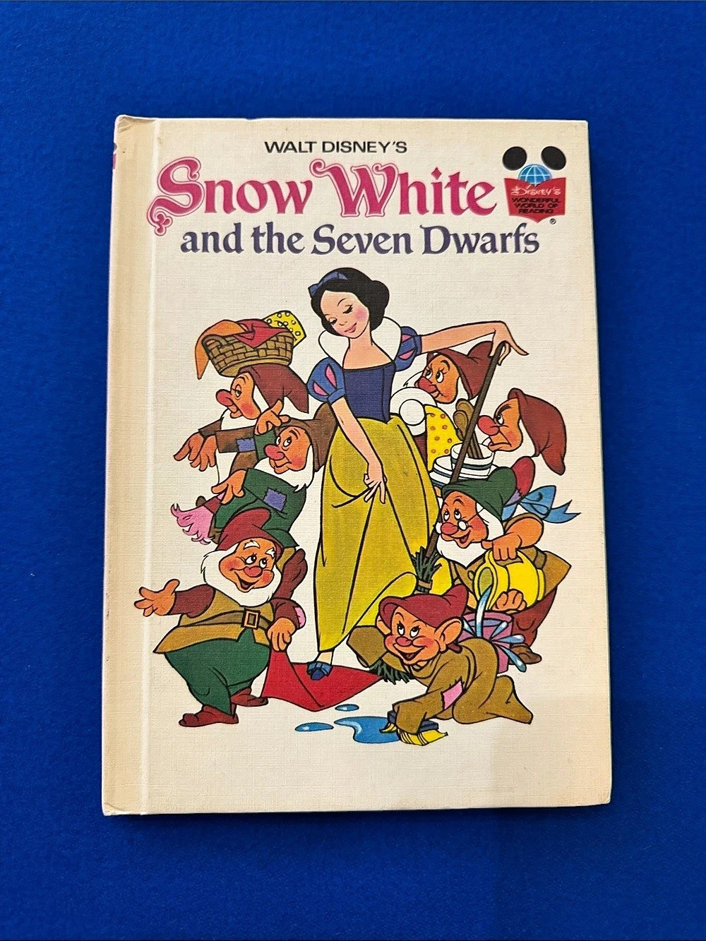 Walt Disney's Snow White and the Seven Dwarfs Vintage Illustrated Book